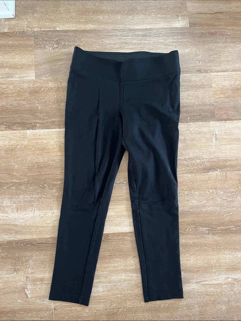 INC Black High-Waist Ponte Leggings
